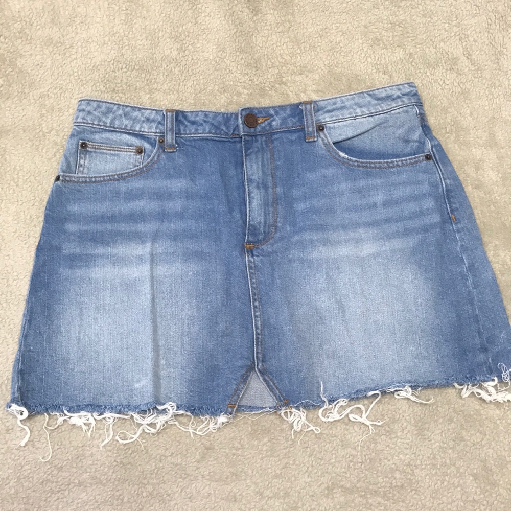 urban outfitters jean skirt bdg